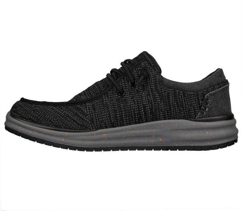 Pánské Ležérní Tenisky Skechers Relaxed Fit: Arch Fit Melo - Darson Černé | CZ.204657BLK