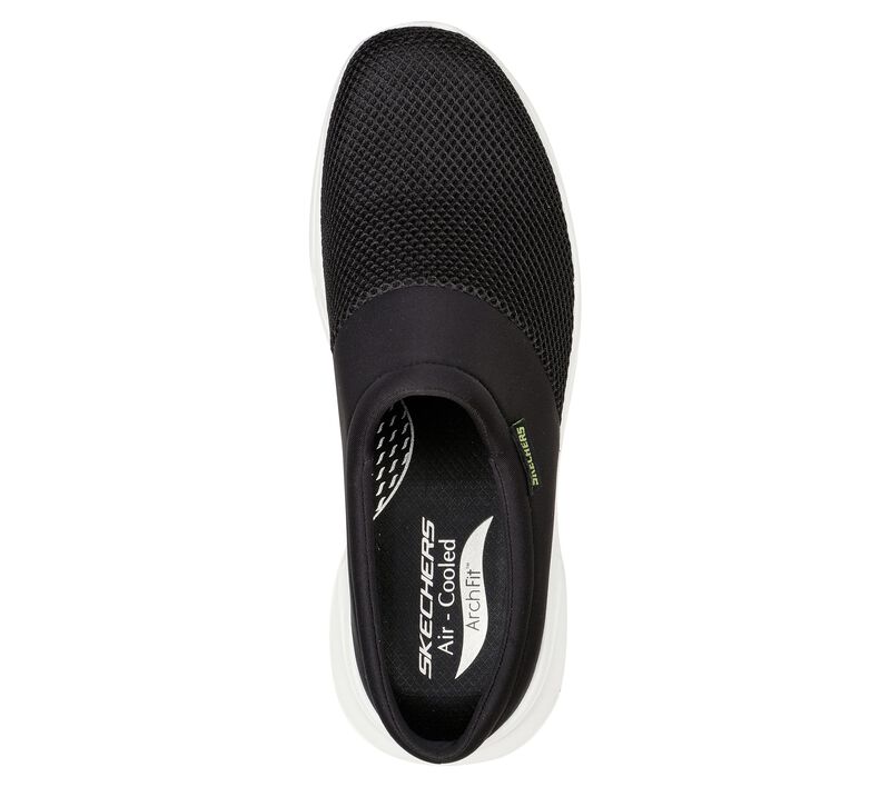 Pánské Ležérní Tenisky Skechers Relaxed Fit: Arch Fit Talon - Wilton Černé | CZ.210426BLK