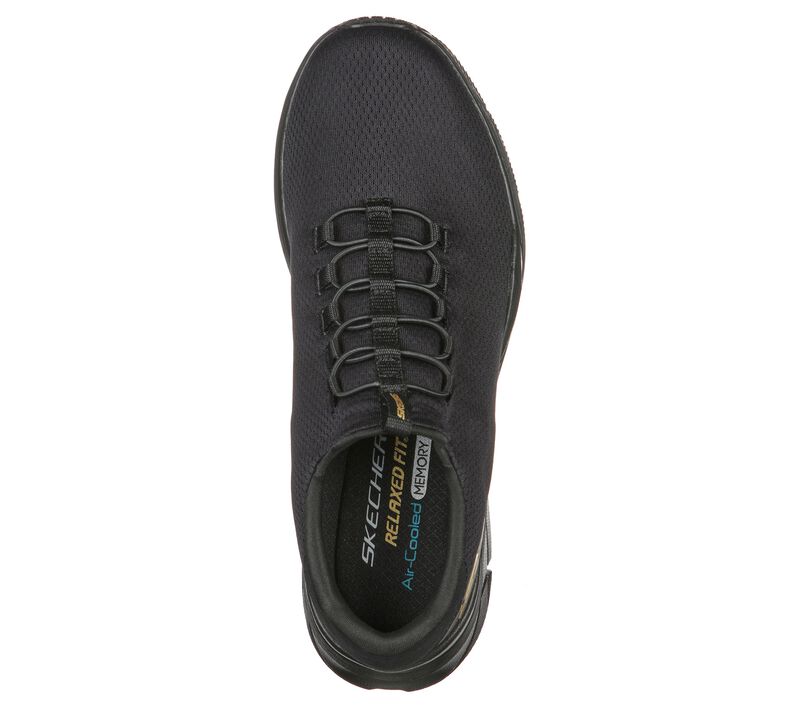 Pánské Ležérní Tenisky Skechers Relaxed Fit: Equalizer 4.0 - Voltis Černé | CZ.232063BBK