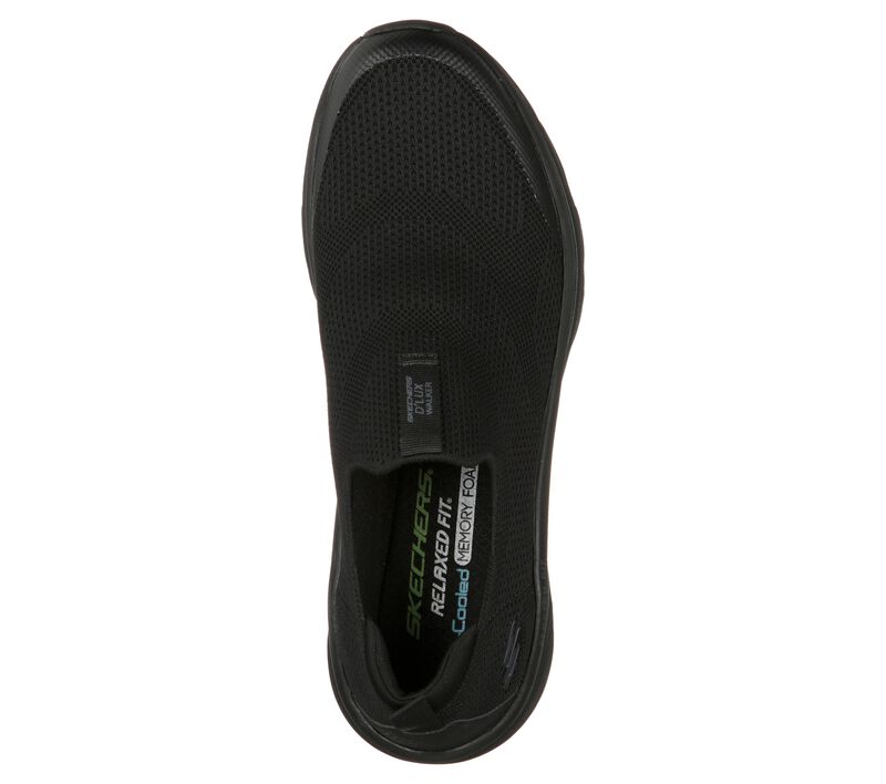 Pánské Ležérní Tenisky Skechers Relaxed Fit: D'Lux Walker - Quick Upgrade Černé | CZ.232163BBK