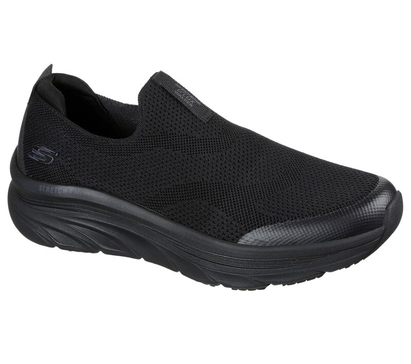 Pánské Ležérní Tenisky Skechers Relaxed Fit: D\'Lux Walker - Quick Upgrade Černé | CZ.232163BBK