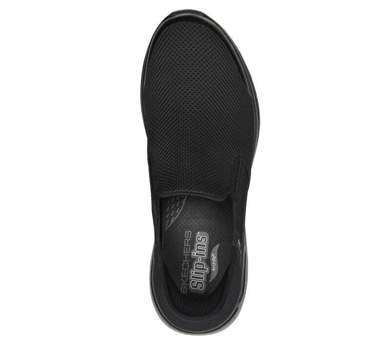 Pánské Ležérní Tenisky Skechers Slip-ins: GO WALK Arch Fit - Hands Free Černé | CZ.216259BBK