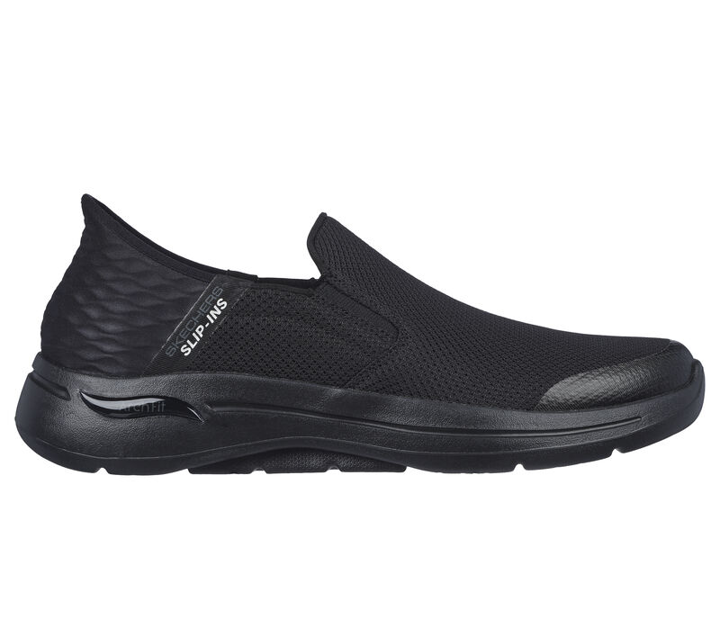 Pánské Ležérní Tenisky Skechers Slip-ins: GO WALK Arch Fit - Hands Free Černé | CZ.216259BBK