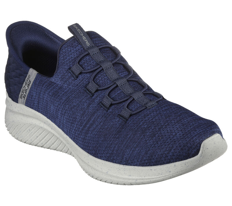 Pánské Ležérní Tenisky Skechers Slip-ins: Ultra Flex 3.0 - Right Away Tmavě Blankyt | CZ.232452NVY