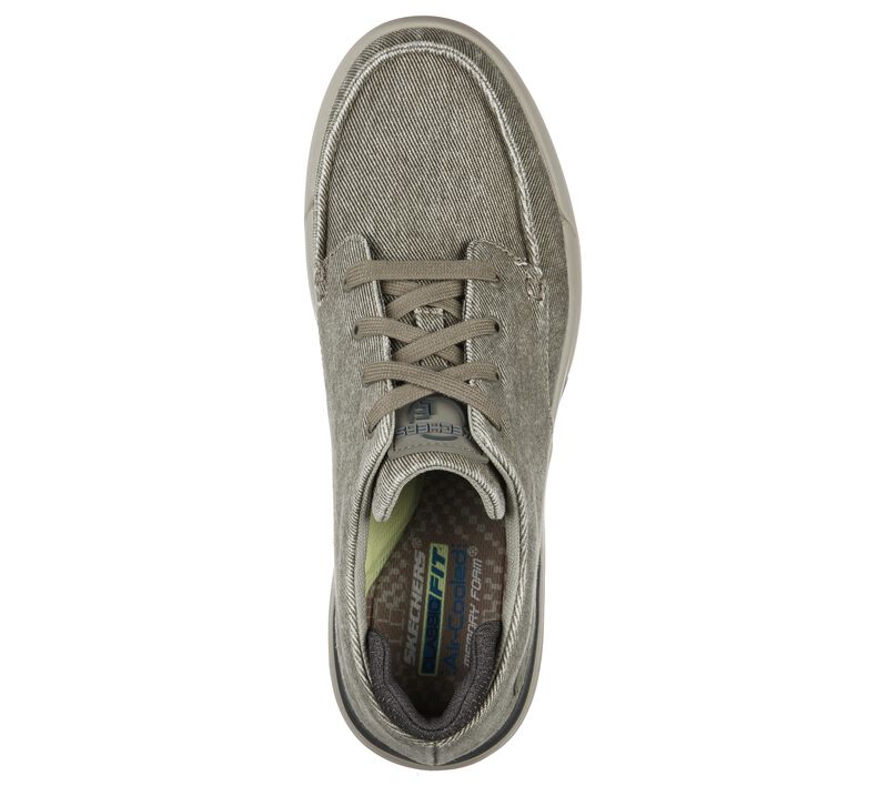 Pánské Oxfordky Skechers Brewer - Vasser Šedé Hnědé | CZ.204323TPE