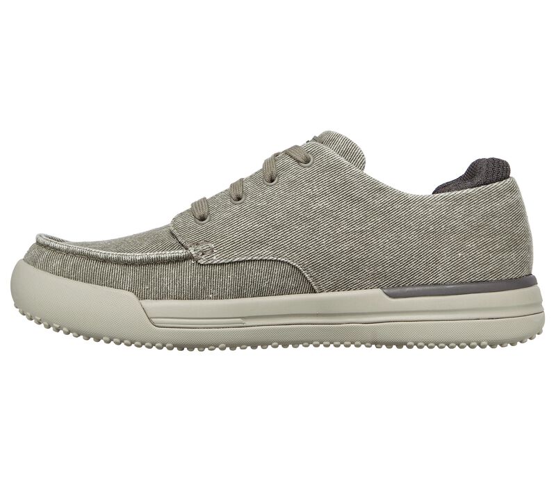 Pánské Oxfordky Skechers Brewer - Vasser Šedé Hnědé | CZ.204323TPE