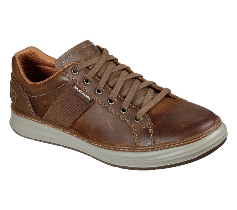 Pánské Oxfordky Skechers Moreno - Winsor Hnědé | CZ.65984CDB