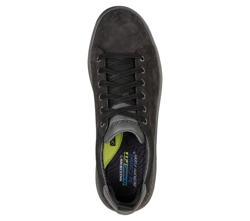 Pánské Oxfordky Skechers Pertola - Ruston Černé | CZ.210450BLK