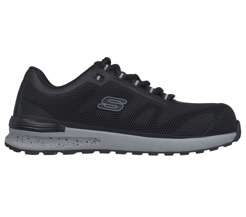 Pánské Oxfordky Skechers Pracovní: Bulklin Comp Špicí Černé | CZ.77180BLK