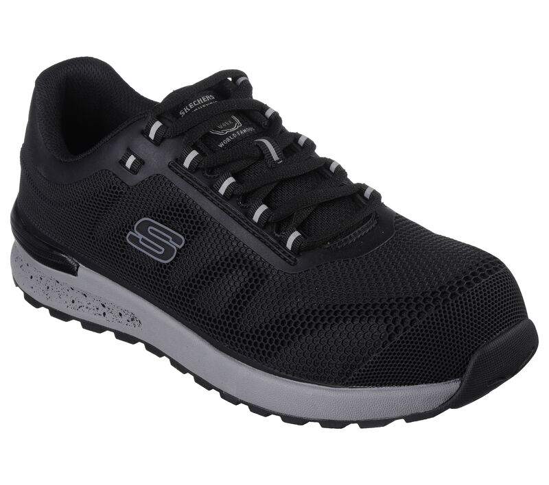 Pánské Oxfordky Skechers Pracovní: Bulklin Comp Špicí Černé | CZ.77180BLK