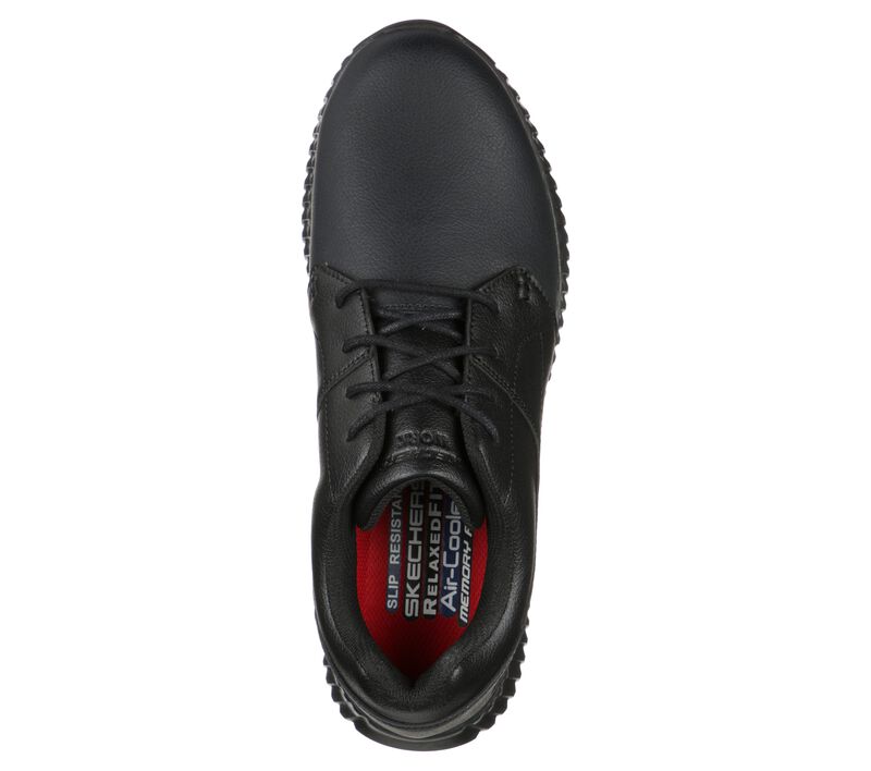 Pánské Oxfordky Skechers Pracovní: Relaxed Fit Cessnock - Lival Černé | CZ.200063BLK