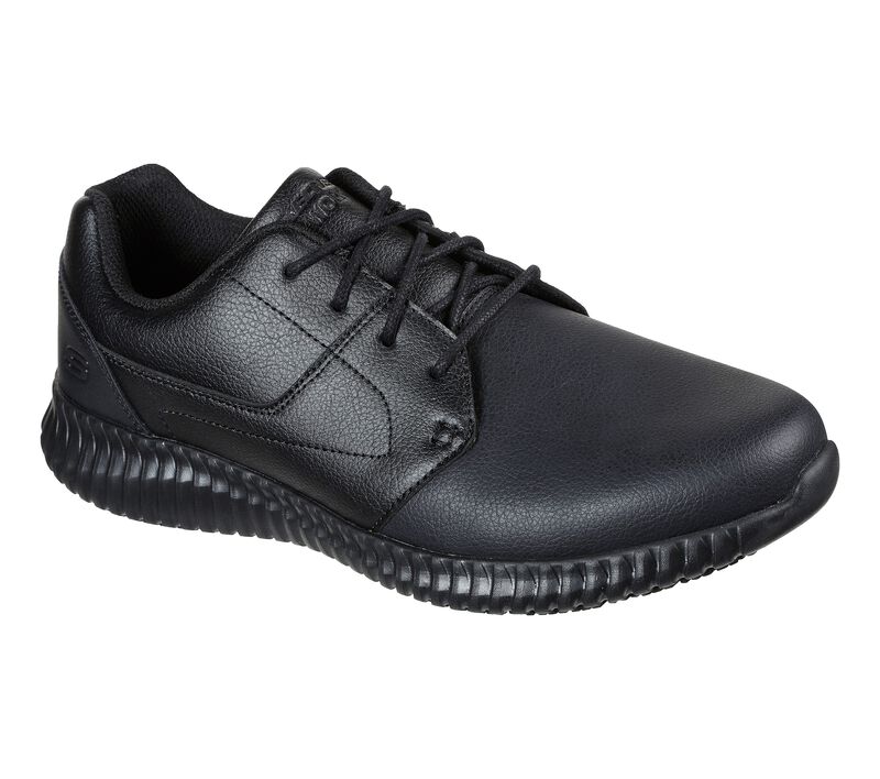 Pánské Oxfordky Skechers Pracovní: Relaxed Fit Cessnock - Lival Černé | CZ.200063BLK