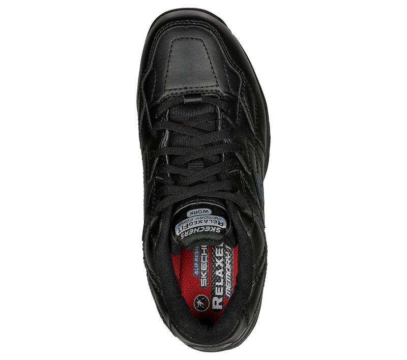 Pánské Oxfordky Skechers Pracovní Relaxed Fit: Felton SR Černé | CZ.77032BLK