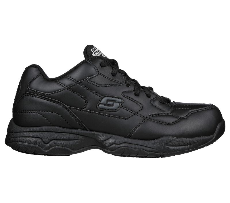 Pánské Oxfordky Skechers Pracovní Relaxed Fit: Felton SR Černé | CZ.77032BLK