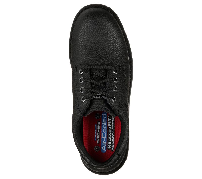 Pánské Oxfordky Skechers Pracovní Relaxed Fit: Cottonwood - Jaken SR Černé | CZ.77509BLK