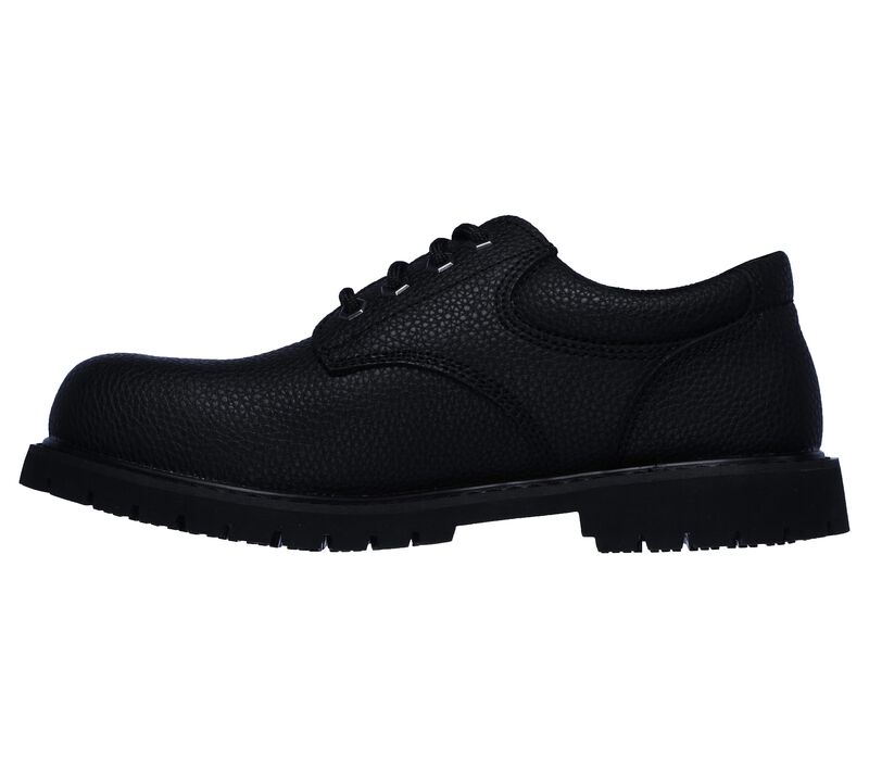 Pánské Oxfordky Skechers Pracovní Relaxed Fit: Cottonwood - Jaken SR Černé | CZ.77509BLK