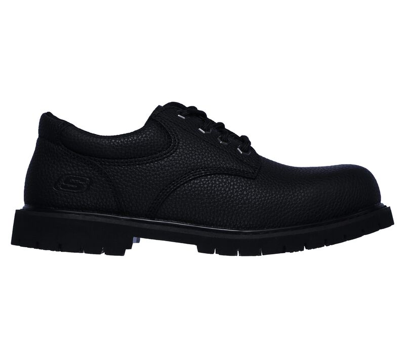 Pánské Oxfordky Skechers Pracovní Relaxed Fit: Cottonwood - Jaken SR Černé | CZ.77509BLK