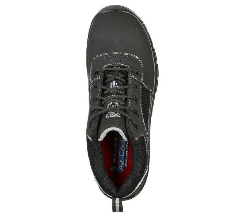 Pánské Oxfordky Skechers Pracovní: Trophus ST Černé | CZ.200001BLK