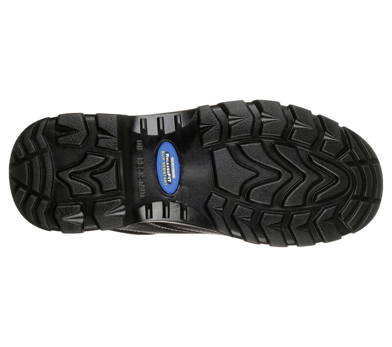 Pánské Oxfordky Skechers Pracovní: Workshire - Tydfil ST Černé | CZ.77164BLK