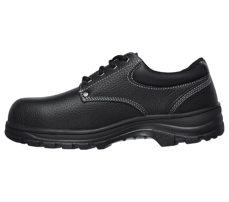 Pánské Oxfordky Skechers Pracovní: Workshire - Tydfil ST Černé | CZ.77164BLK