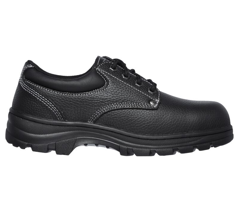 Pánské Oxfordky Skechers Pracovní: Workshire - Tydfil ST Černé | CZ.77164BLK