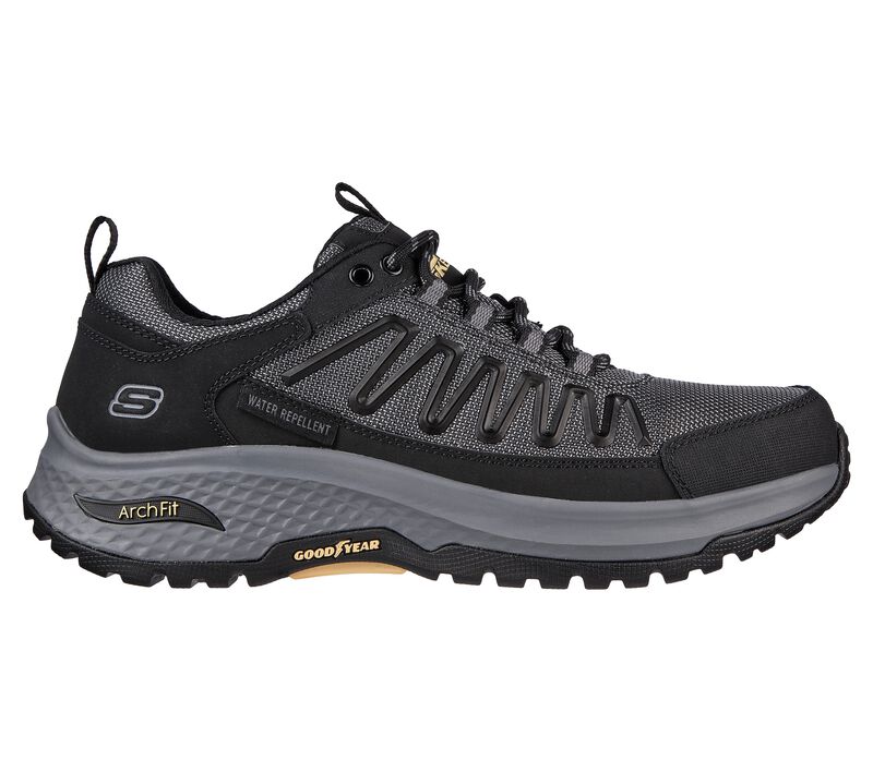 Pánské Oxfordky Skechers Relaxed Fit: Arch Fit Ripple - Rialdo Černé | CZ.204584BLK