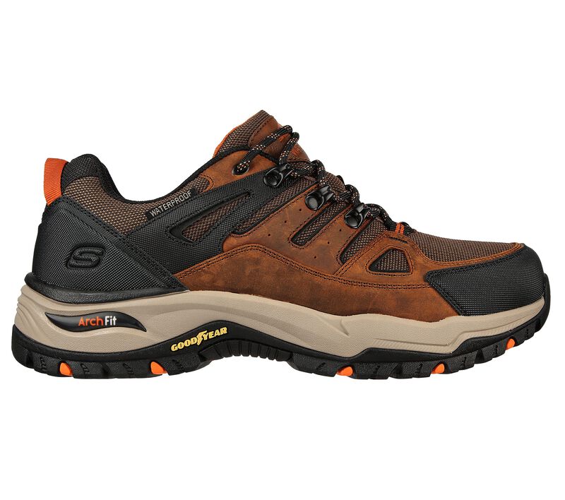 Pánské Oxfordky Skechers Relaxed Fit: Arch Fit Dawson - Argosa Hnědé | CZ.204630CDB