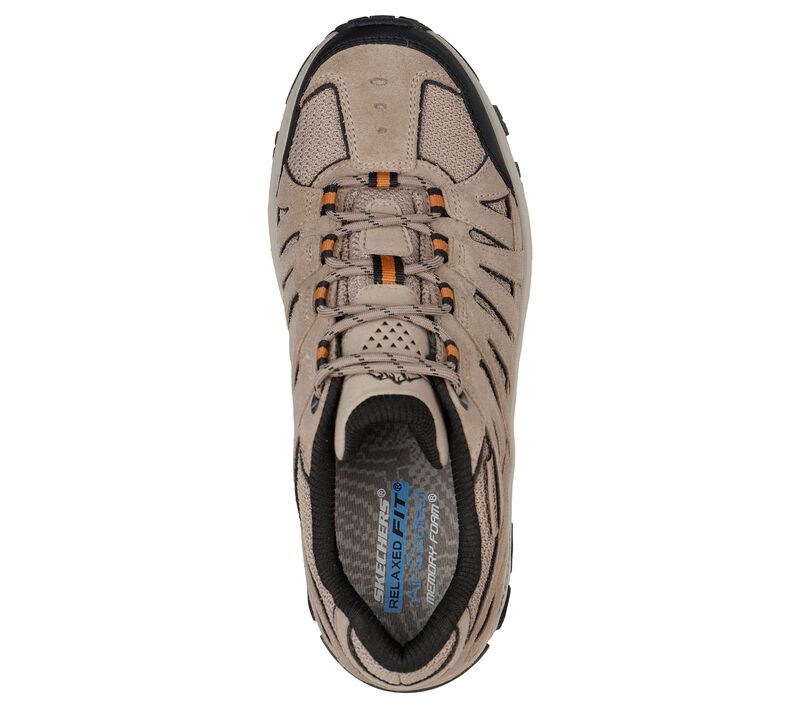 Pánské Oxfordky Skechers Relaxed Fit: Edgmont - Taggert Hnědožlutý | CZ.204518KHK