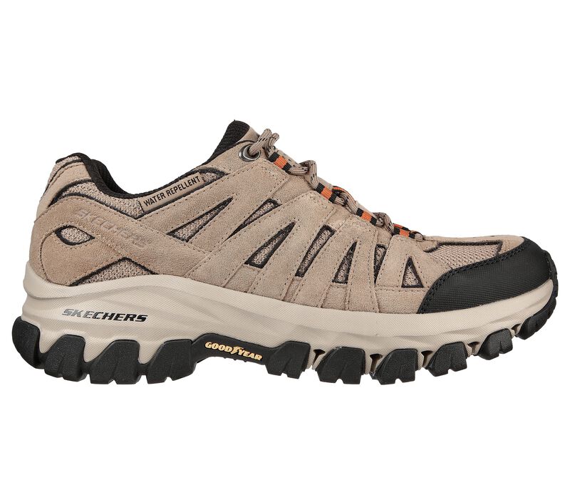 Pánské Oxfordky Skechers Relaxed Fit: Edgmont - Taggert Hnědožlutý | CZ.204518KHK