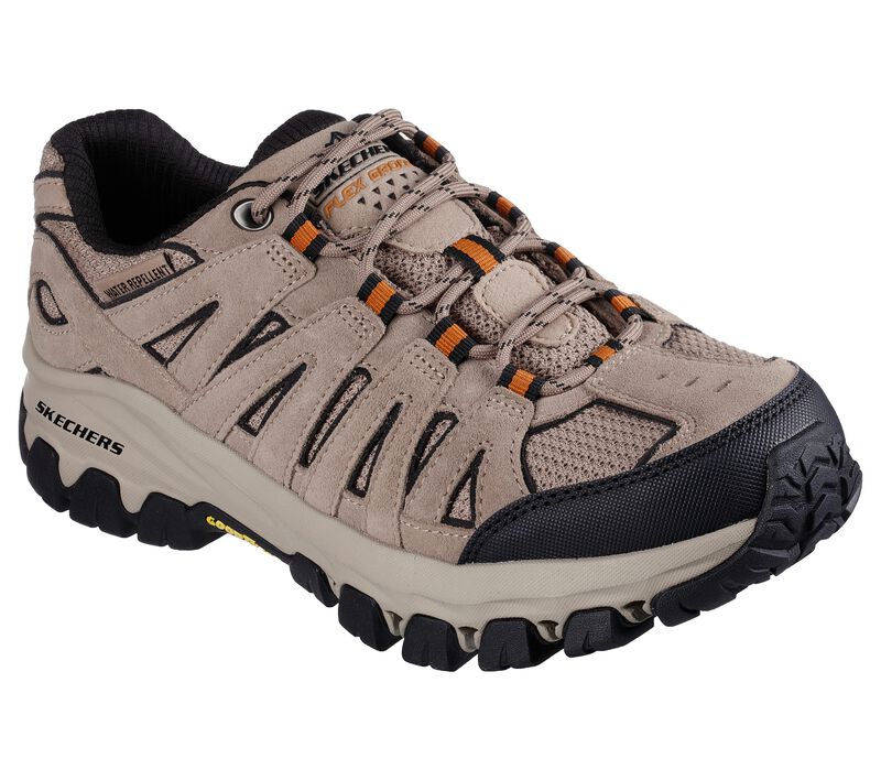 Pánské Oxfordky Skechers Relaxed Fit: Edgmont - Taggert Hnědožlutý | CZ.204518KHK