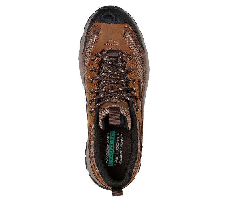 Pánské Oxfordky Skechers Relaxed Fit: Edgmont - Lanbury Hnědé | CZ.204519CDB