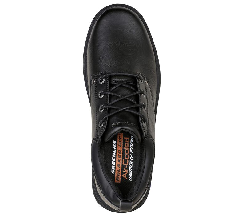 Pánské Oxfordky Skechers Relaxed Fit: Segment 2.0 - Seggler Černé | CZ.204516BLK