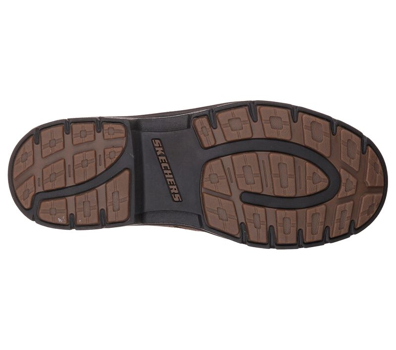 Pánské Oxfordky Skechers Relaxed Fit: Segment - Rilar Hnědé | CZ.64260BRN