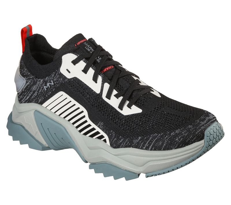 Pánské Oxfordky Skechers Smart Block - Espen Černé Viacfarebný | CZ.222147BKMT