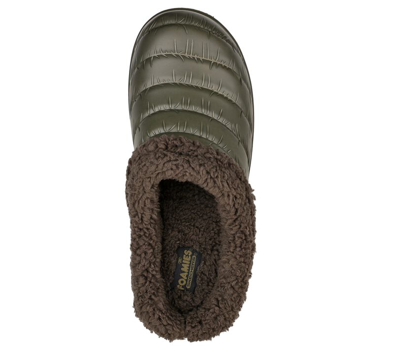 Pánské Pantofle Skechers Foamies: Cozy Camper Podšité - Cozy Adventure Olivy Zelené | CZ.243135OLV