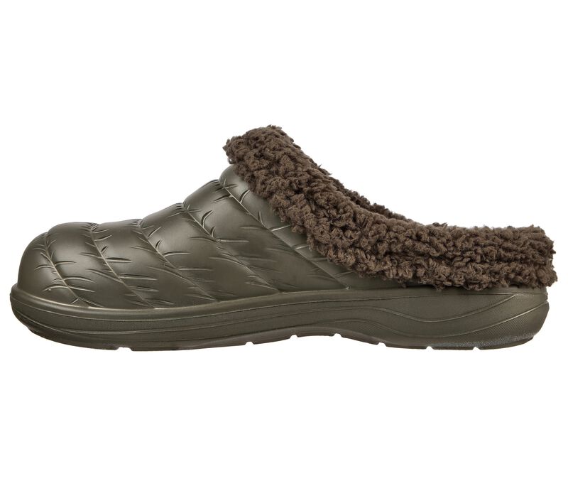 Pánské Pantofle Skechers Foamies: Cozy Camper Podšité - Cozy Adventure Olivy Zelené | CZ.243135OLV