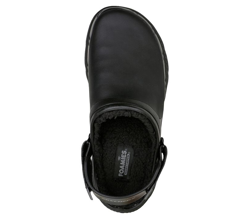 Pánské Pantofle Skechers Foamies: Creston Ultra Podšité - Cozy Vibez Černé | CZ.243116BBK