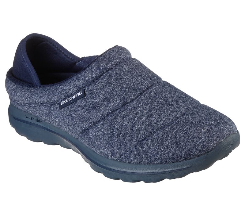 Pánské Pantofle Skechers GO WALK Lounge - Overcast Tmavě Blankyt | CZ.249001NVY