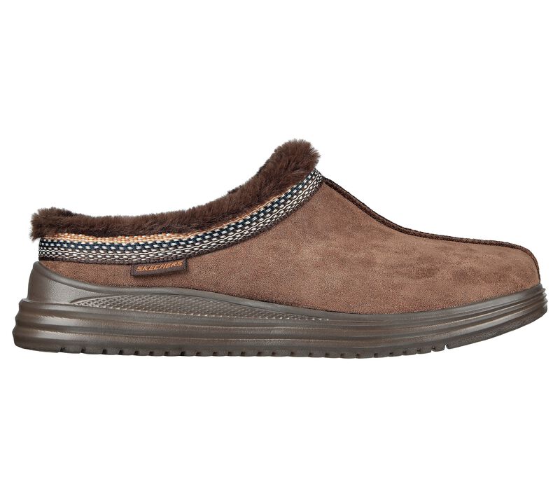 Pánské Pantofle Skechers Proven - Laggy Čokolády | CZ.204401CHOC