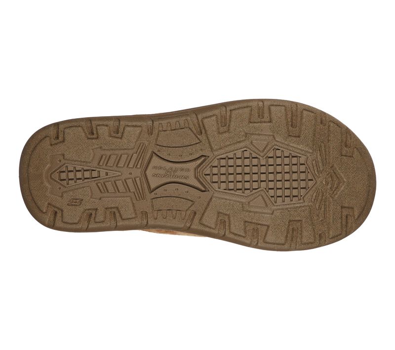 Pánské Pantofle Skechers Relaxed Fit: Expected X - Verson Hnědé | CZ.66444TAN