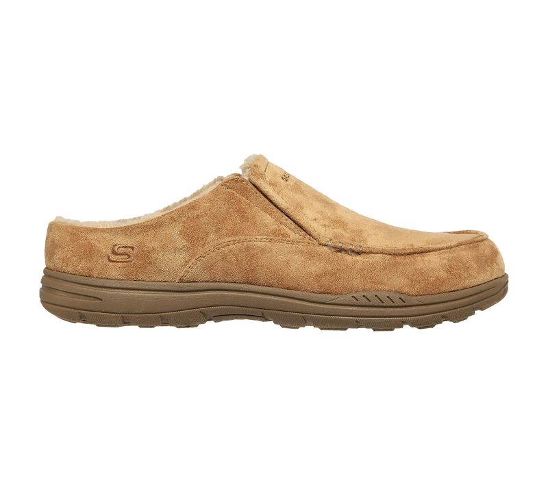 Pánské Pantofle Skechers Relaxed Fit: Expected X - Verson Hnědé | CZ.66444TAN