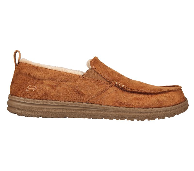 Pánské Pantofle Skechers Relaxed Fit: Melson - Willmore Hnědé | CZ.210355TAN