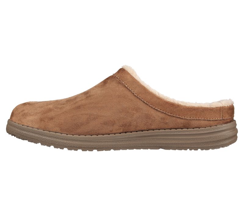 Pánské Pantofle Skechers Relaxed Fit: Melson - Harmen Hnědé | CZ.210378TAN