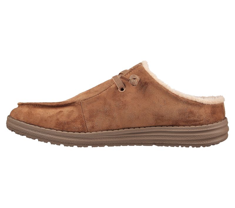 Pánské Pantofle Skechers Relaxed Fit: Melson - Mozley Hnědé | CZ.210379TAN