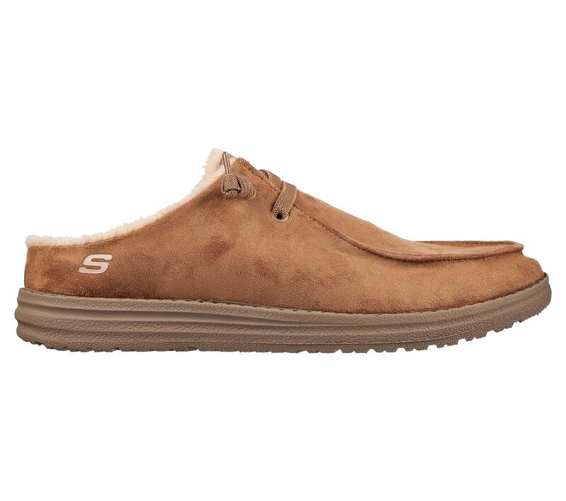 Pánské Pantofle Skechers Relaxed Fit: Melson - Mozley Hnědé | CZ.210379TAN