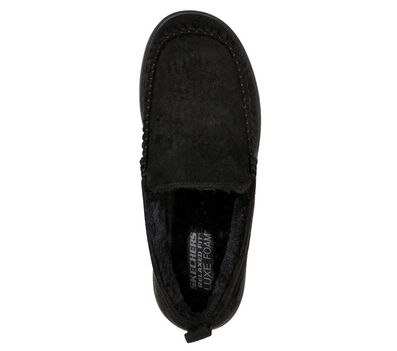 Pánské Pantofle Skechers Relaxed Fit: Murette - Ghetti Černé | CZ.204638BBK