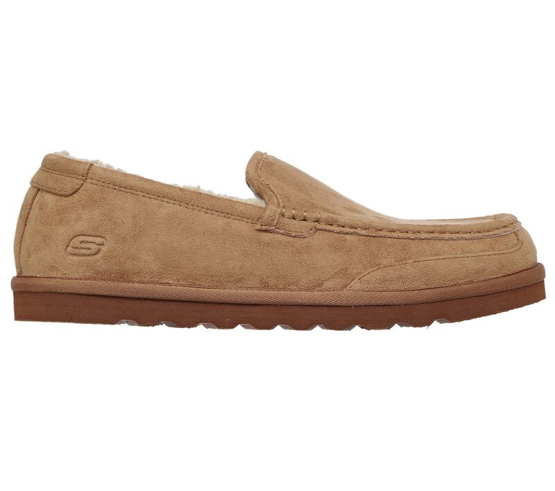 Pánské Pantofle Skechers Relaxed Fit: Renten - Oten Hnědé | CZ.204103TAN