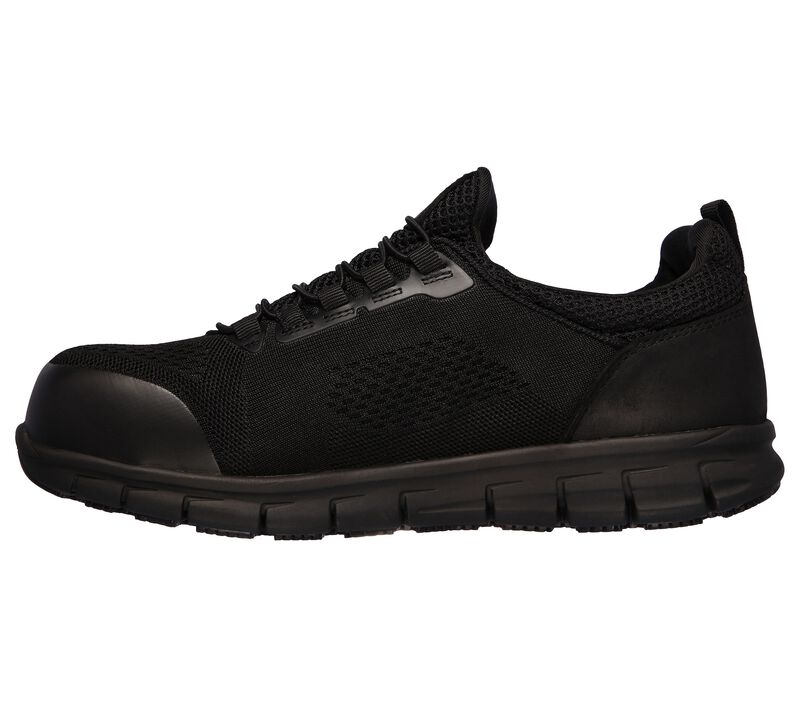 Pánské Pracovní Obuv Skechers Pracovní: Synergy - Omat Alloy Špicí Černé | CZ.200013BLK