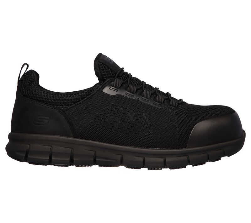 Pánské Pracovní Obuv Skechers Pracovní: Synergy - Omat Alloy Špicí Černé | CZ.200013BLK