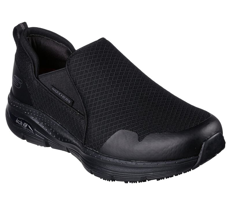 Pánské Pracovní Obuv Skechers Pracovní: Arch Fit SR - Tineid Černé | CZ.200026BLK